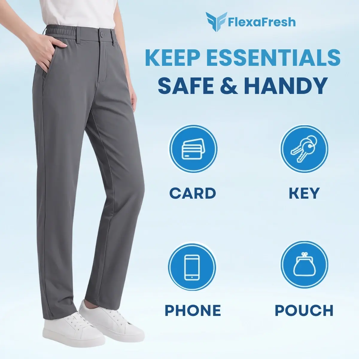 FlexaFresh - 70% OFF - Unisex's Ultra Stretch Ice Silk Comfort Casual Pants thumbnail 8