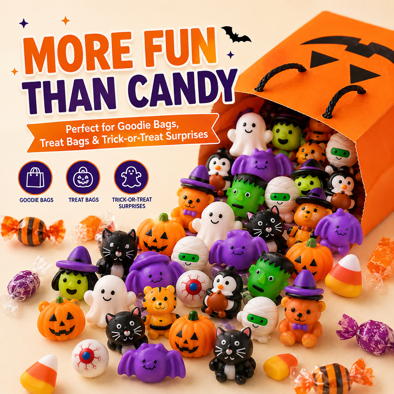 🔥 Last Day 60% OFF — 50PCS Halloween Mochi Squishy Toys for Party Favors & Spooky Fun 🎃 thumbnail 3
